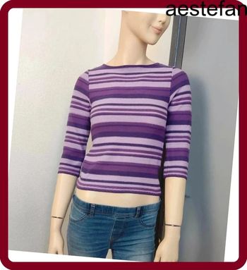 T-shirt Pull (violet), S / 36 / 8