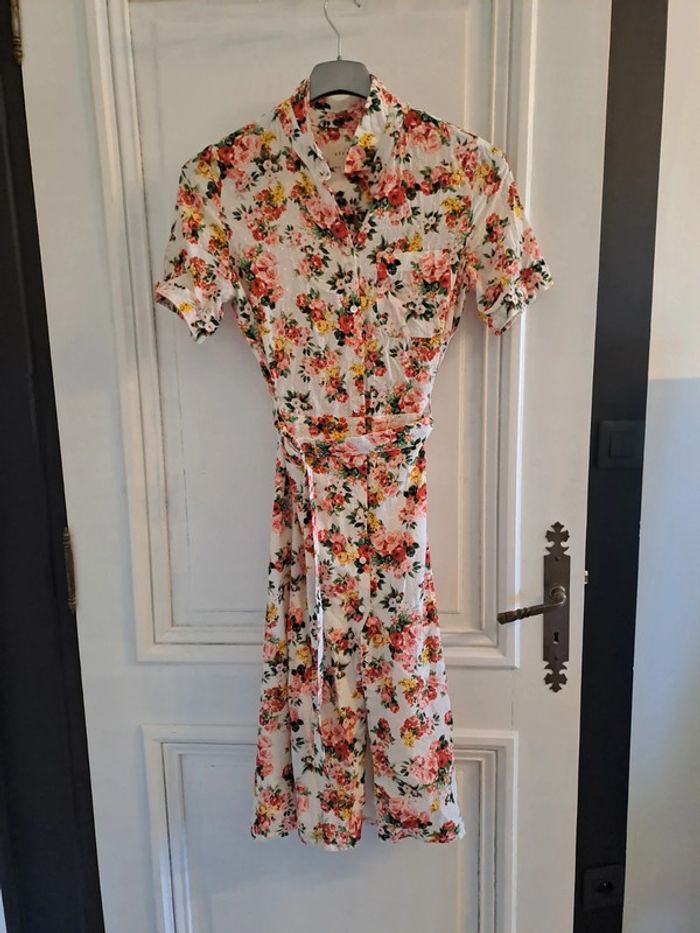 Robe chemise fleurie Sézane