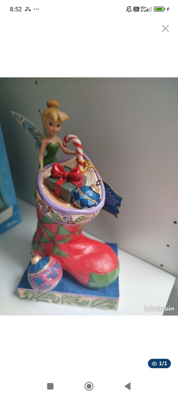 Figurine tradition rare clochette noel