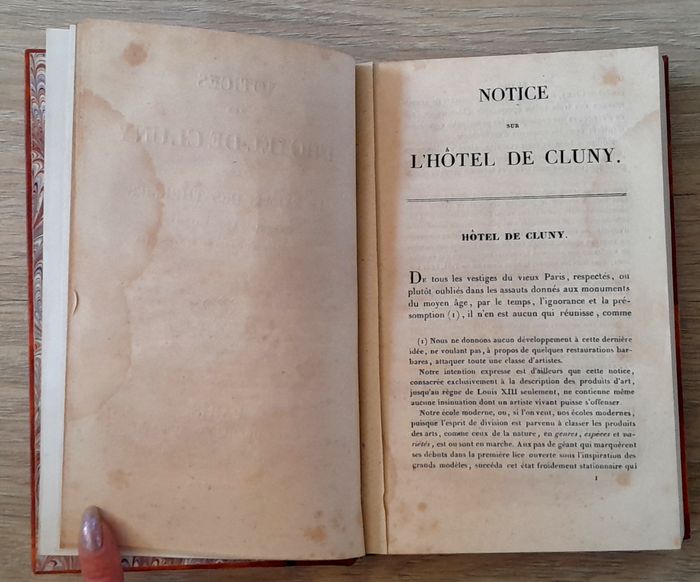 notices sur l'hôtel de Cluny et le palais des thermes - photo numéro 8