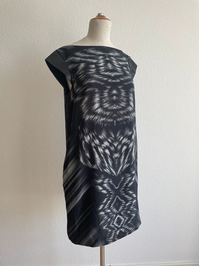 Robe géométrique soie Sportmax