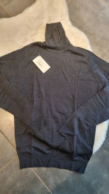 Pull col roulé John Smedley  M 100% laine mérinos qualité ++