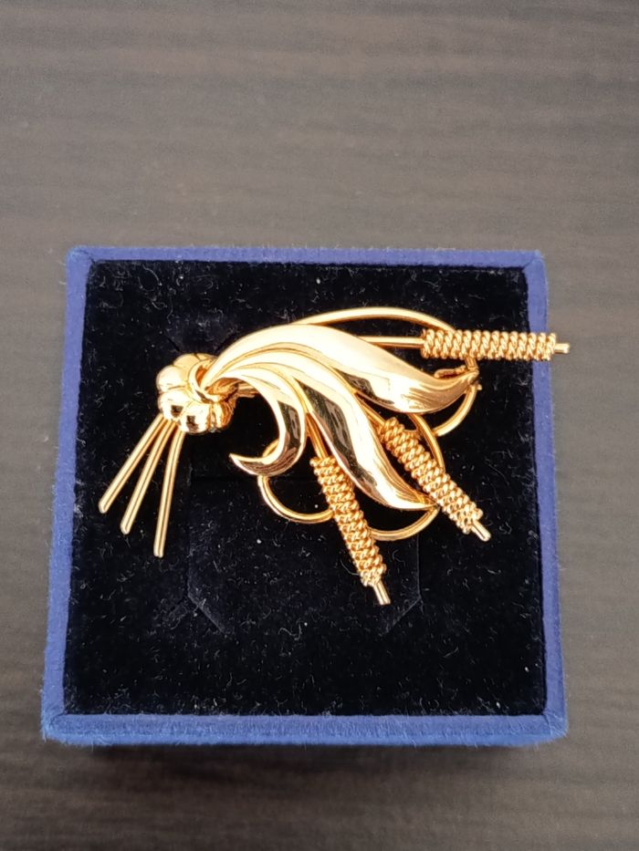 Broche plaqué or. - photo numéro 3
