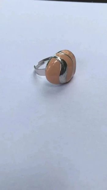 Bague ovale ajustable Neuve