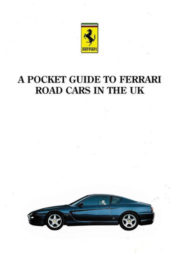 Guide poche Ferrari route 1959-1994