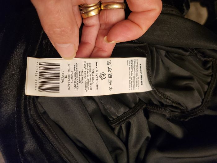 Combi short noire hiver taille XL tally weijl  neuve - photo numéro 6