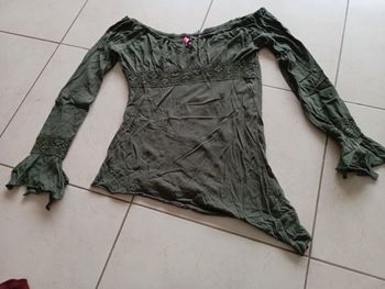 Tee shirt tunique manches longues neuf 16 ans