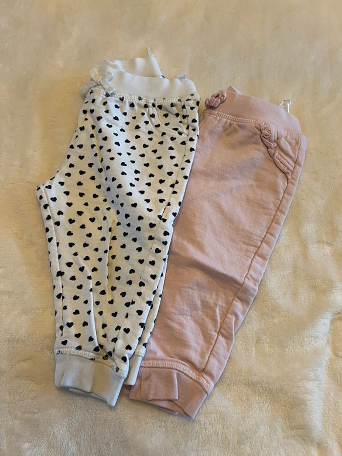 Lot de 2 sarouals H&M taille 80cm - photo numéro 2