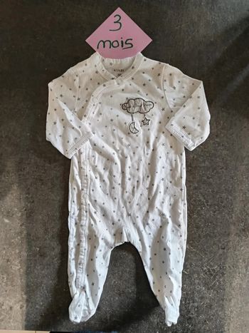 Pyjama léger nuage 3 mois