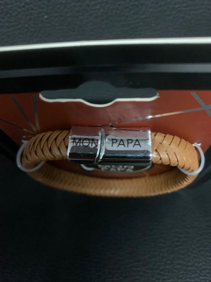 Bracelet personnalisé Mon papa - photo numéro 2
