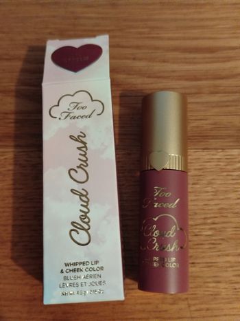 Too faced cloud crush whipped lip & cheek color