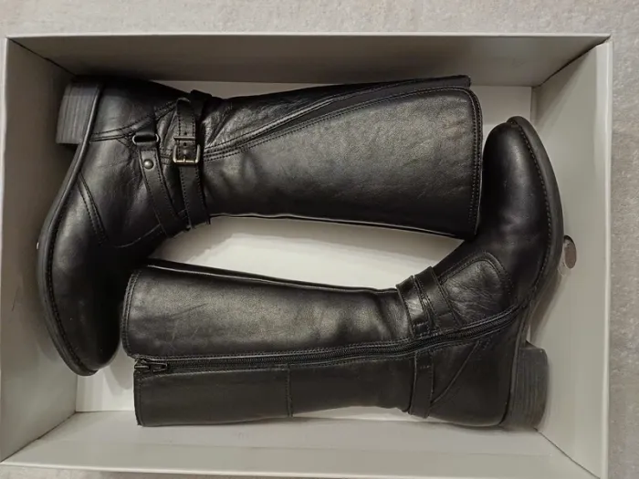 Bottes cuir La Halle pointure 36 (réf perso 83)(familleac72) - photo numéro 6