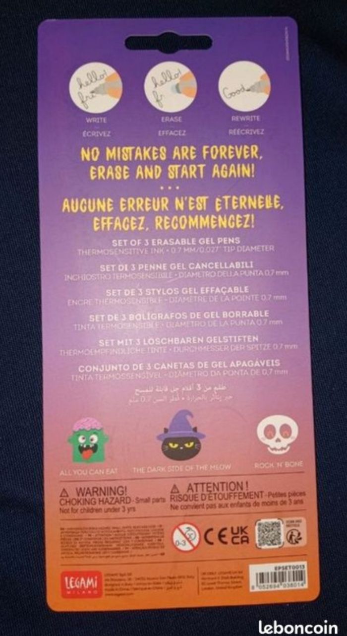 Pack Legami Halloween édition limitée (neuf) - photo numéro 2