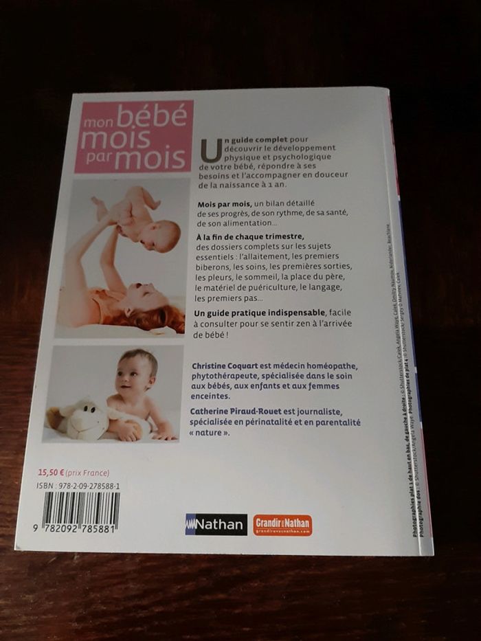 Livre "mon bébé mois par mois 0-1an" - photo numéro 2