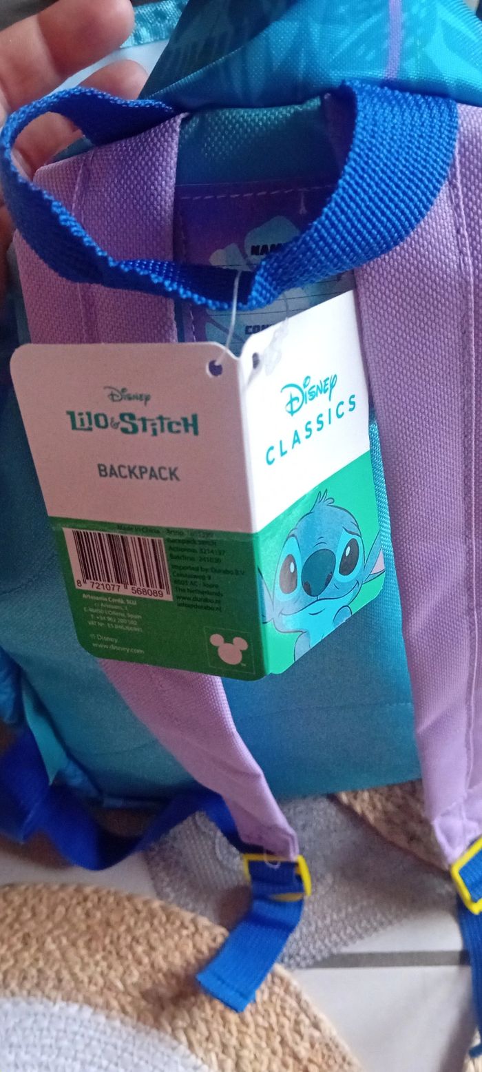 Sac à dos cartable neuf stitch - photo numéro 5