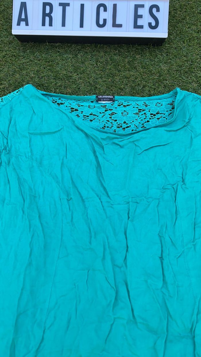 Tunique verte calzédonia taille S - photo numéro 2