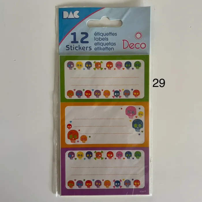 Étiquettes cahier fournitures - photo numéro 11
