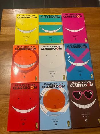 Lot 9 mangas Assassination classroom