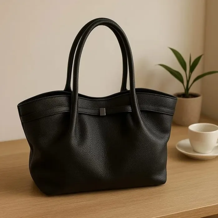 Sac à main large pour femme, noir, neuf , - photo numéro 2
