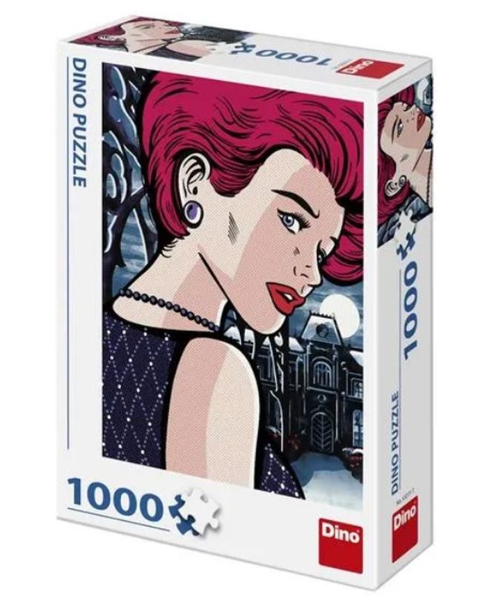 DINO PUZZLE POP ART LA FEMME MYSTERIEUSE 1000 PIECES 532717