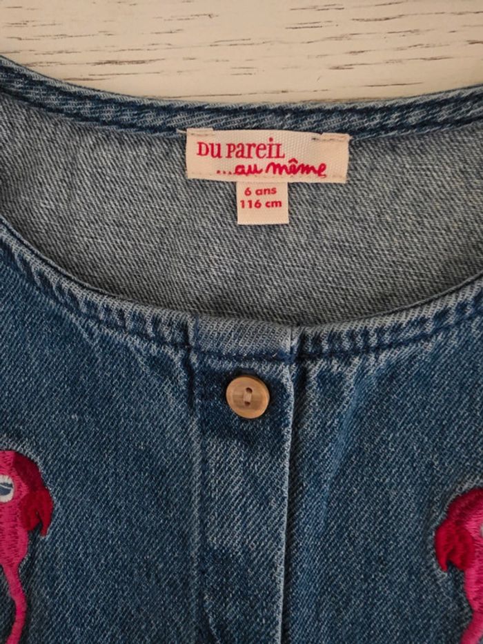 Robe en jean 6 ans dpam - photo numéro 4