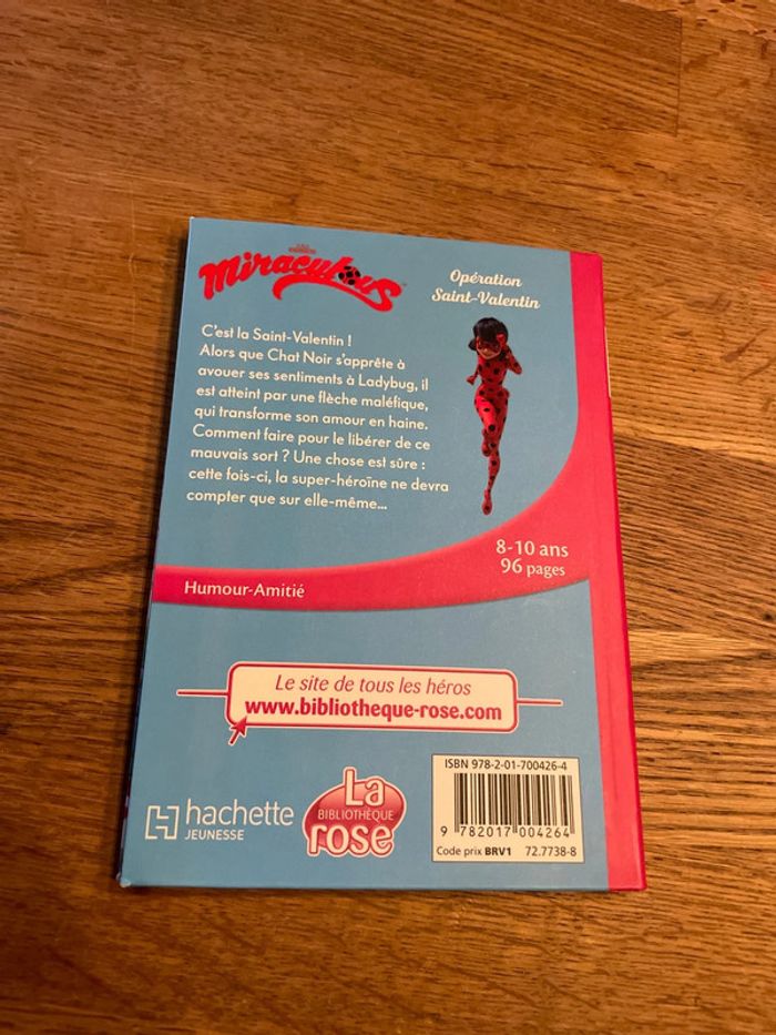 Livre La bibliothèque Rose Miraculous Opération Saint Valentin Numéro 5 - photo numéro 3