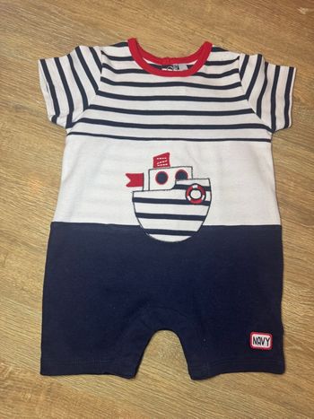 Combinaison short marinière /