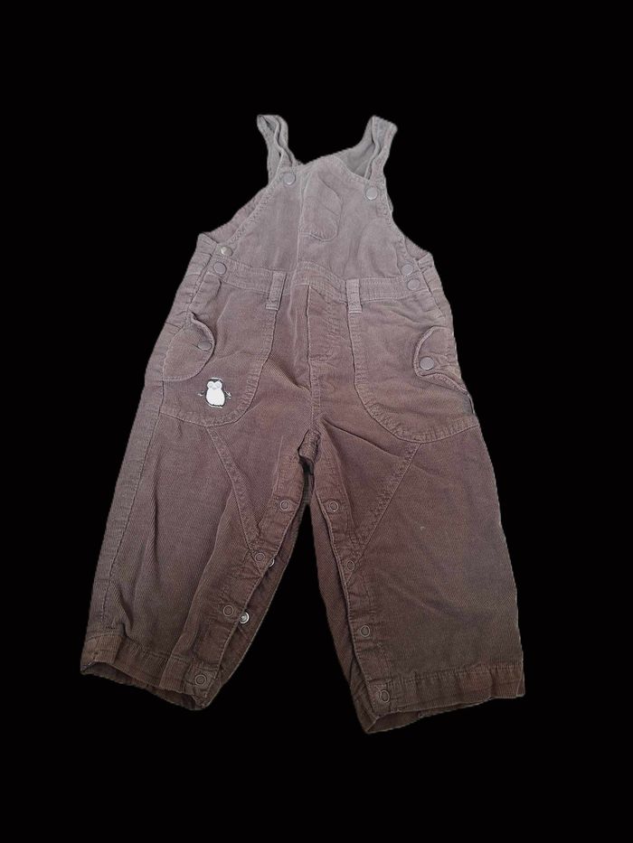 Salopette en velours 12 mois