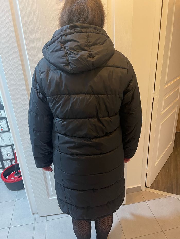 Manteau long T3 noir doudoune - photo numéro 7