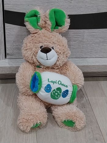 Peluche lapin assis 30cm