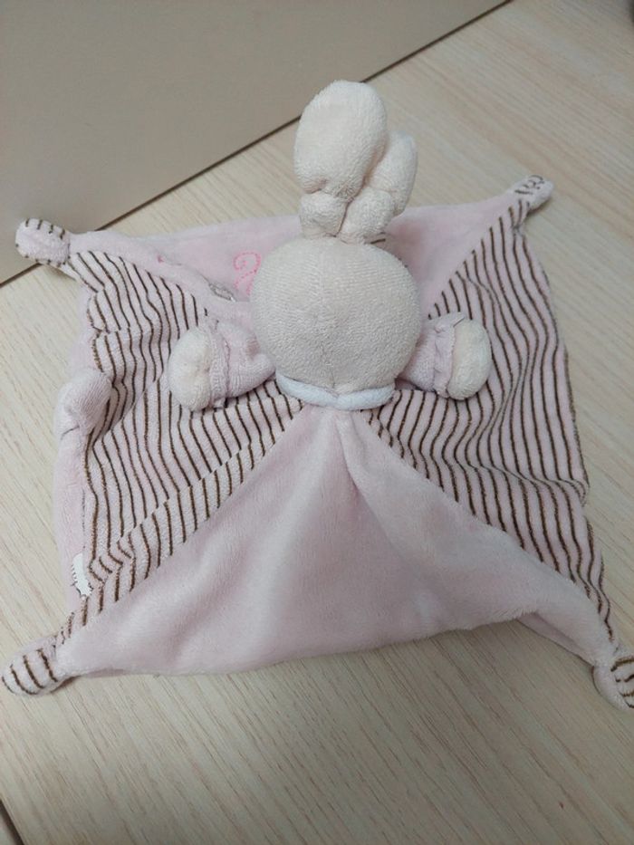 Nicotoy kiabi - doudou plat lapin A B C - photo numéro 3