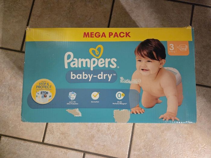 Pampers taille 3 maxi pack 112