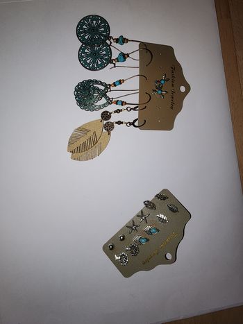 Lot de 10 paires de boucles d’oreilles