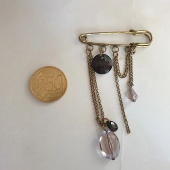 Sublime broche vintage fantaisie