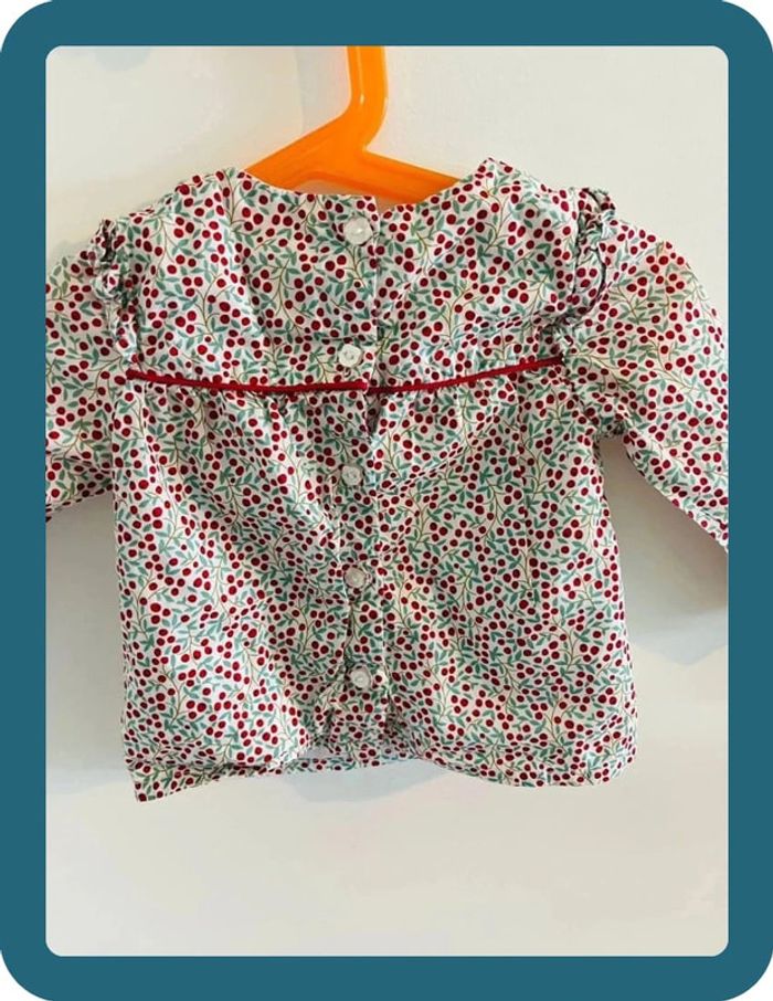 Belle blouse manches longues 12 mois sergent major - photo numéro 2