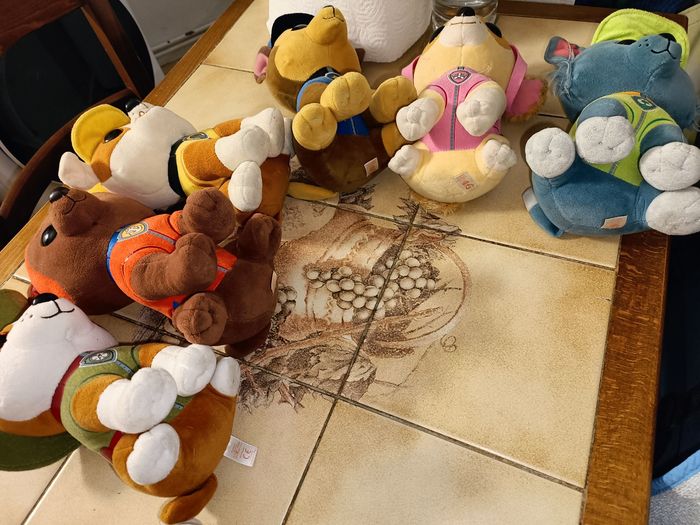 Lot de 7 peluches Pat patrouille - photo numéro 5
