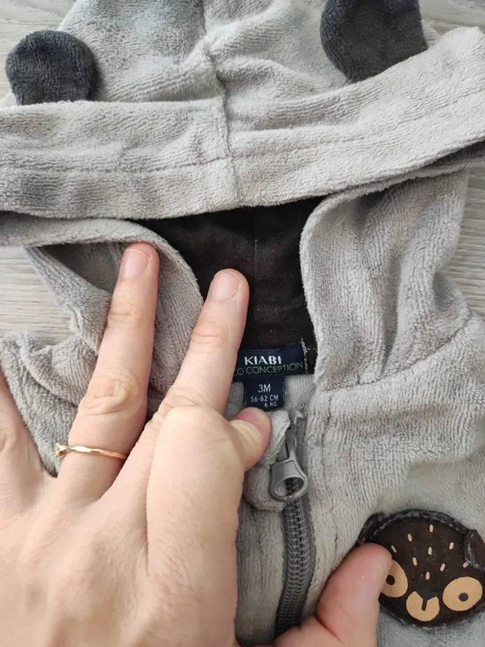 Ensemble 3 mois jogging gilet - photo numéro 3
