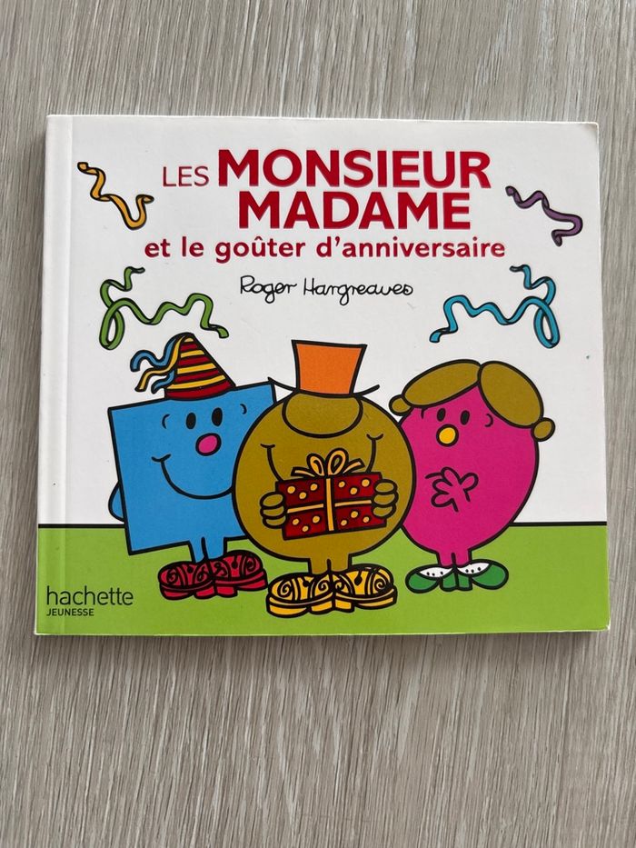 Livre monsieur madame
