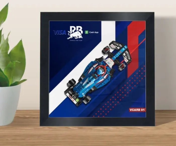 Affiche (25x25 cm) Lego Speed Champions F1 - Visa Cash App RB