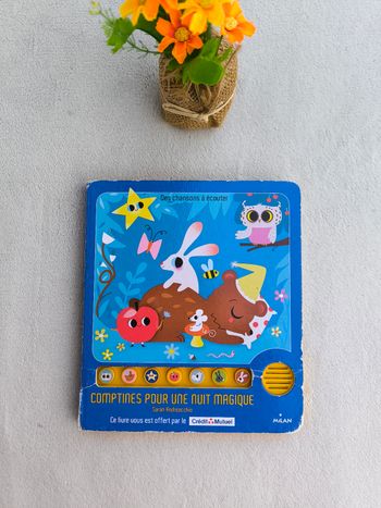 Livre musical Comptines pour une nuit magique Milan