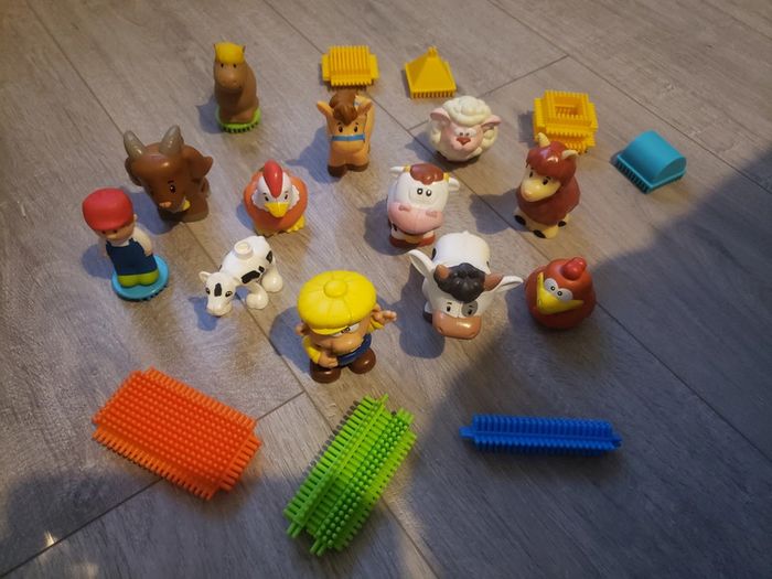 Lego avec animaux de la ferme