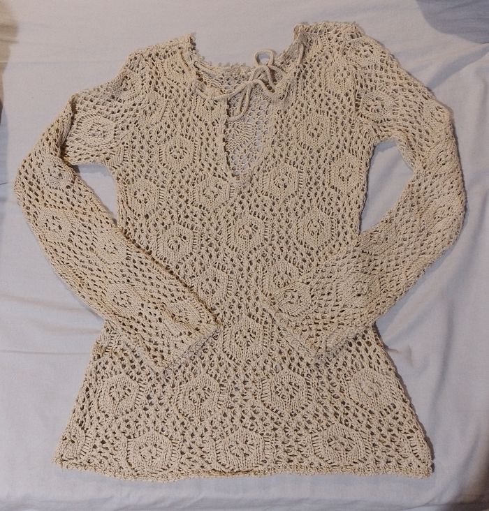 Tunique / pull en crochet taille L