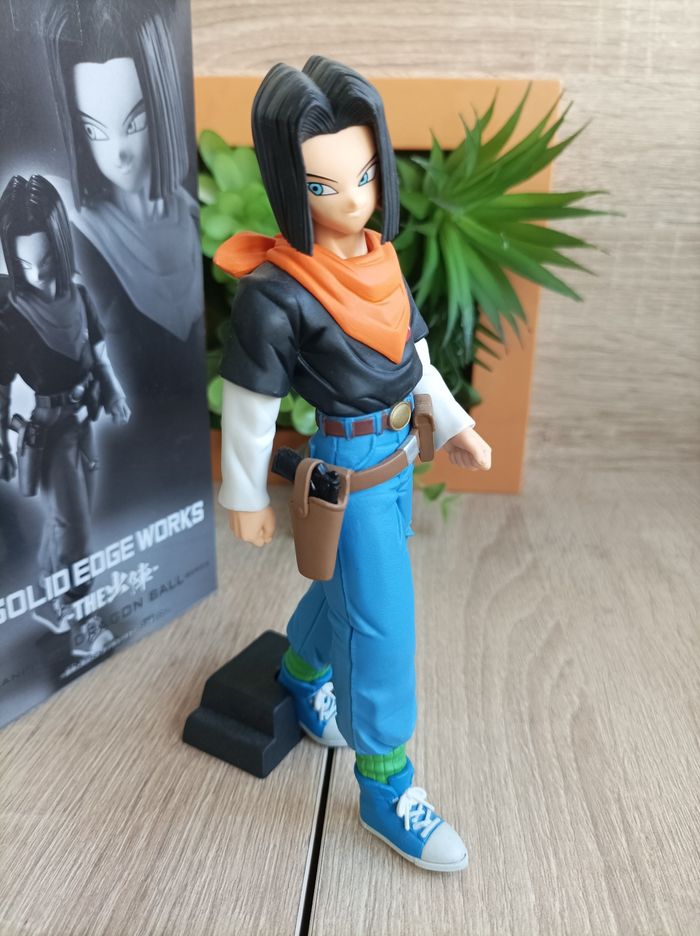 Figurine android C-17 Dragon Ball Z DBZ banpresto solid edge works Bandai Namco - photo numéro 3
