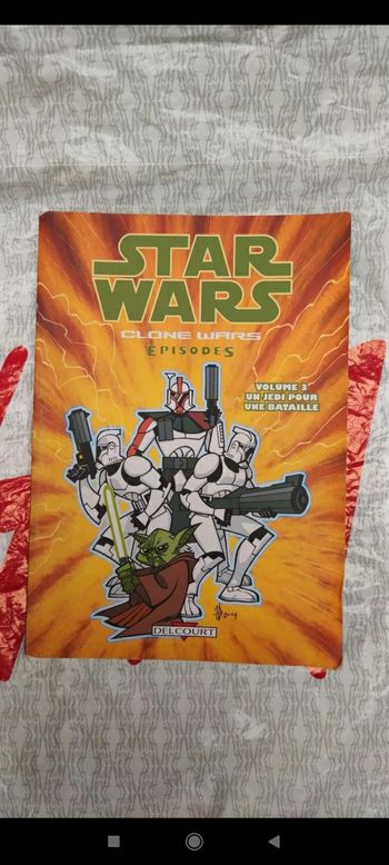 Livre star Wars clone Wars