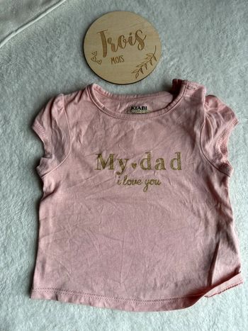 T-shirt manches courtes 3 mois