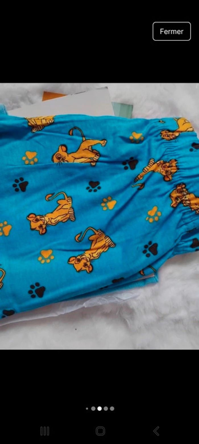 Pyjama été, pyjashort Le roi lion, Disney, 8 ans - photo numéro 4