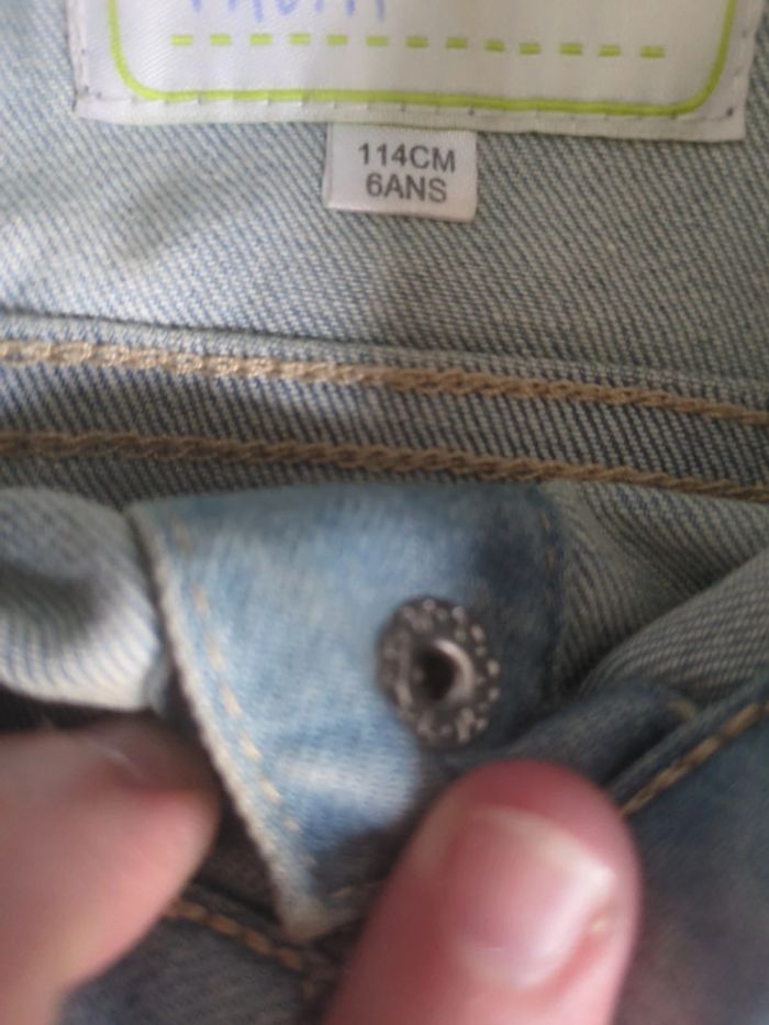 Veste jean Vertbaudet 6 ans fille - photo numéro 5