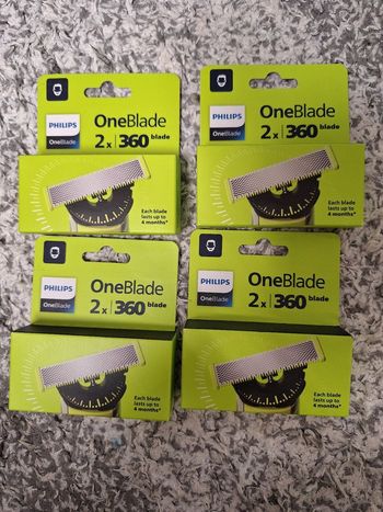 Lot Philips One blade recharges x8