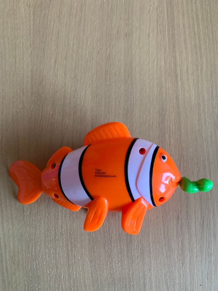 Poisson clown nageur jouet de bains tigex - photo numéro 4