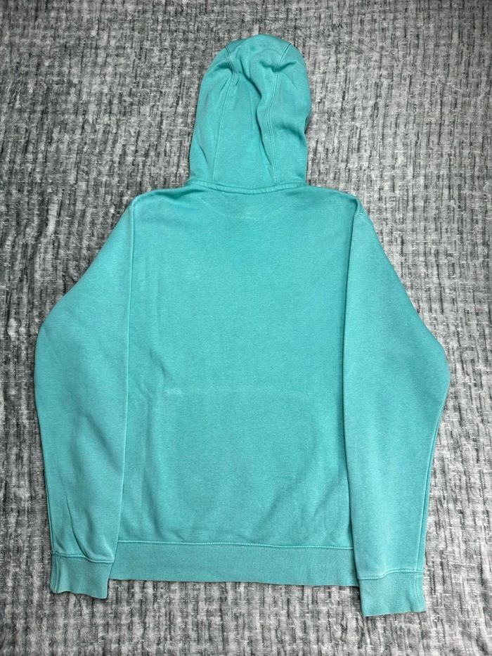 Sweat à capuche Nike Swoosh brodé, bleu, taille S - photo numéro 2